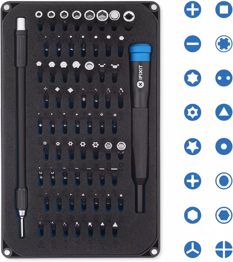 Tournevis de précision iFixit avec embouts pour réparation de PC, smartphones et électronique