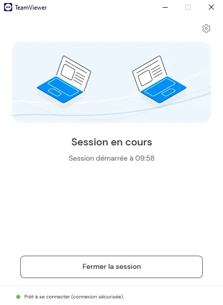 Teamviewer session
