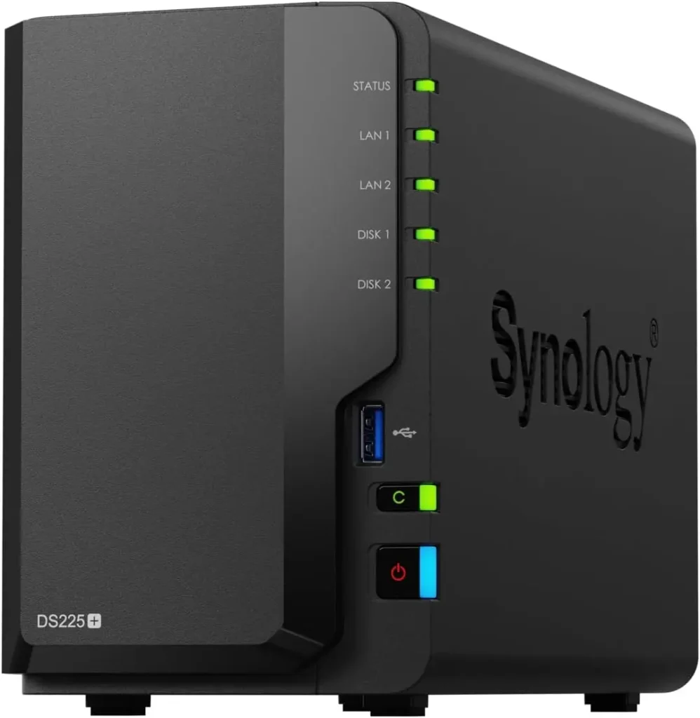 Synology DS225+ NAS for data backups