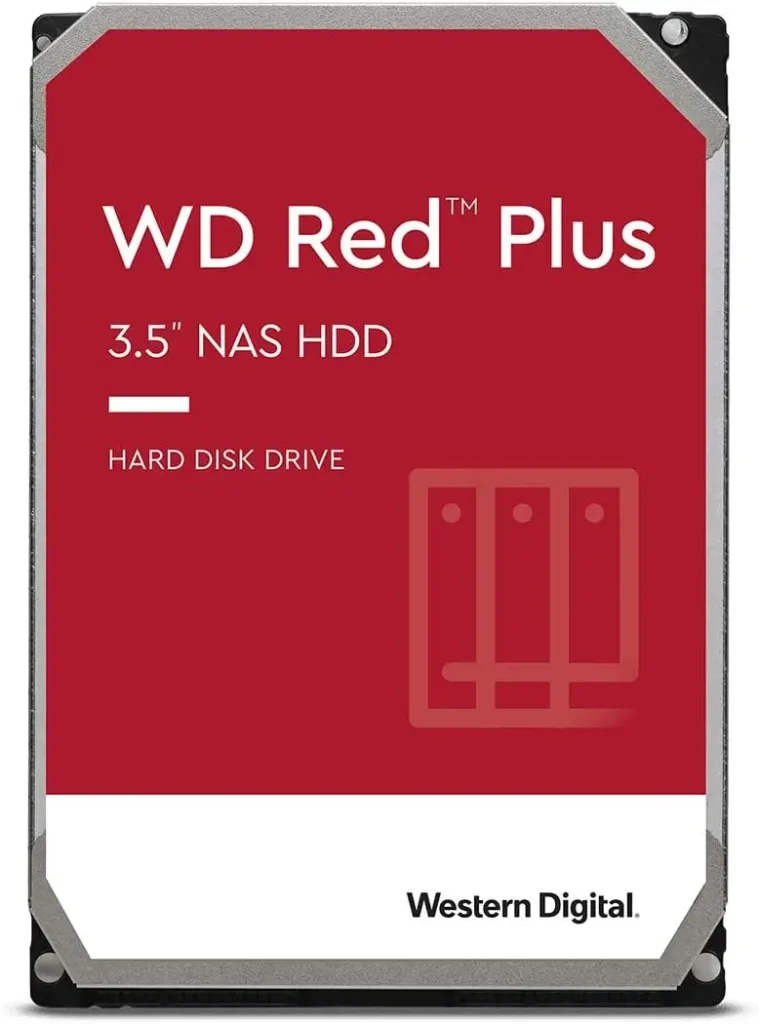 4 TB WD Red Plus hard drive for NAS